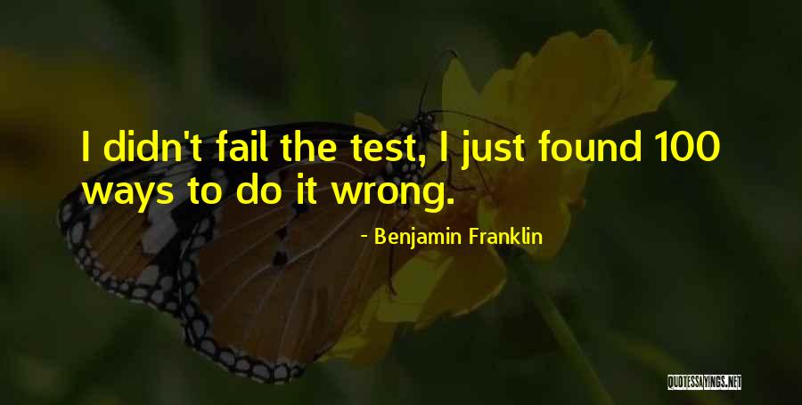Cuestas Beach Quotes By Benjamin Franklin