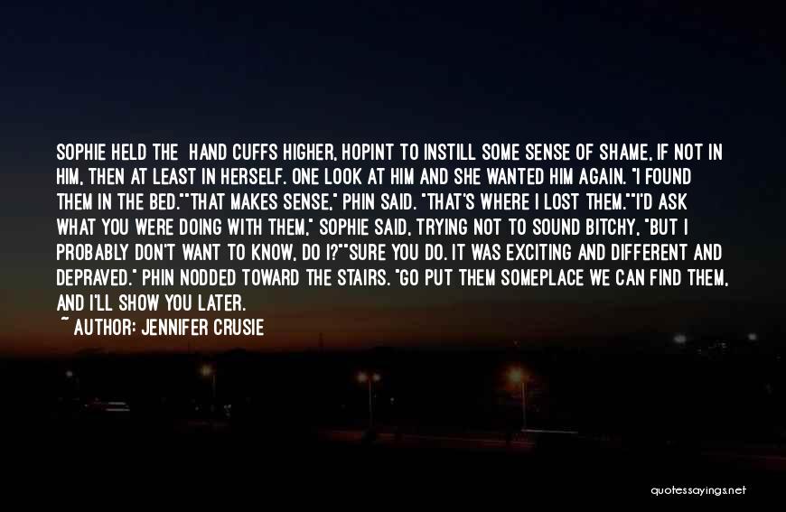 Cuffs Quotes By Jennifer Crusie