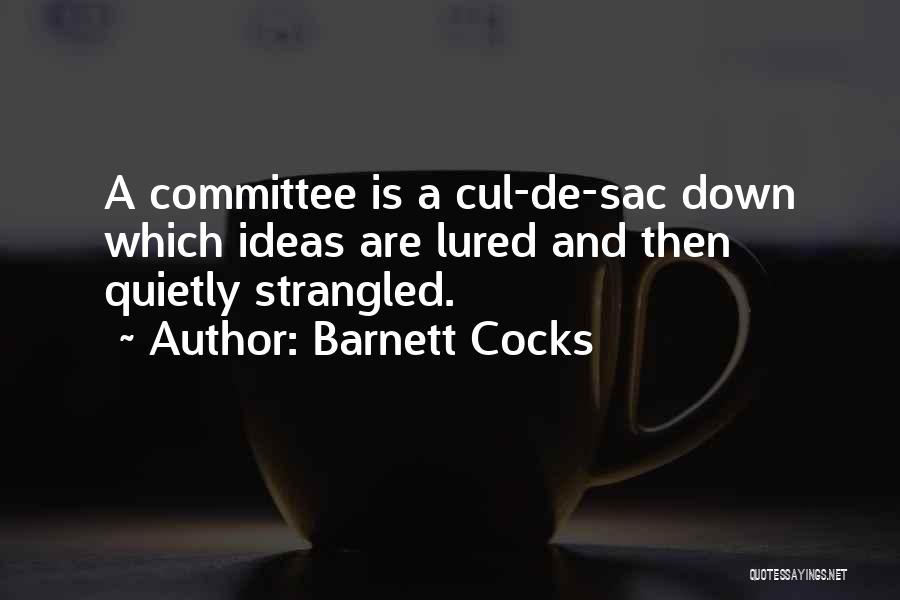 Cul De Sac Quotes By Barnett Cocks