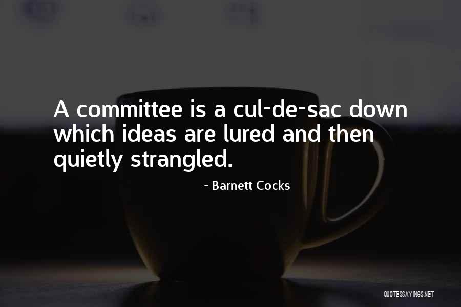Cul De Sac Quotes By Barnett Cocks Cul De Sac Quotes By Barnett Cocks