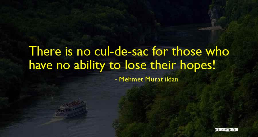 Cul De Sac Quotes By Mehmet Murat Ildan