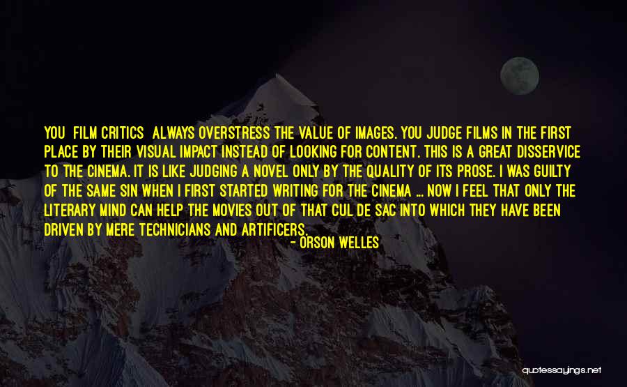 Cul De Sac Quotes By Orson Welles Cul De Sac Quotes By Orson Welles