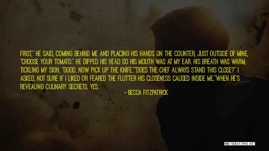 Culinary Chef Quotes By Becca Fitzpatrick Culinary Chef Quotes By Becca Fitzpatrick