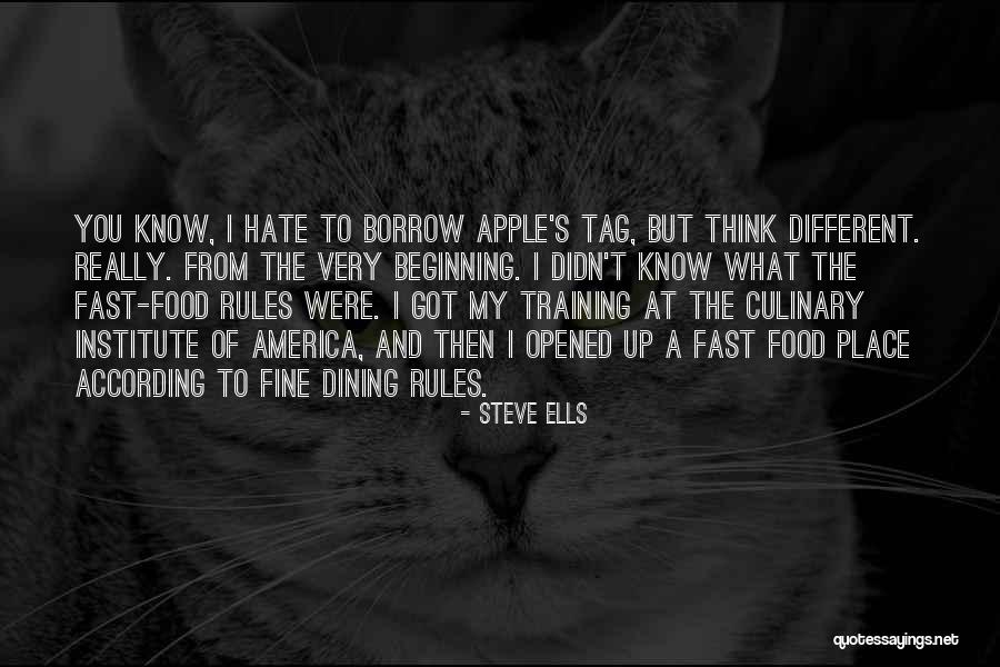 Culinary Quotes By Steve Ells