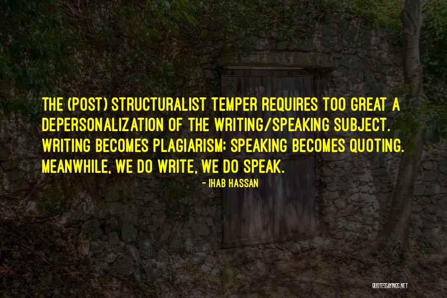 Culpable Tu Quotes By Ihab Hassan Culpable Tu Quotes By Ihab Hassan