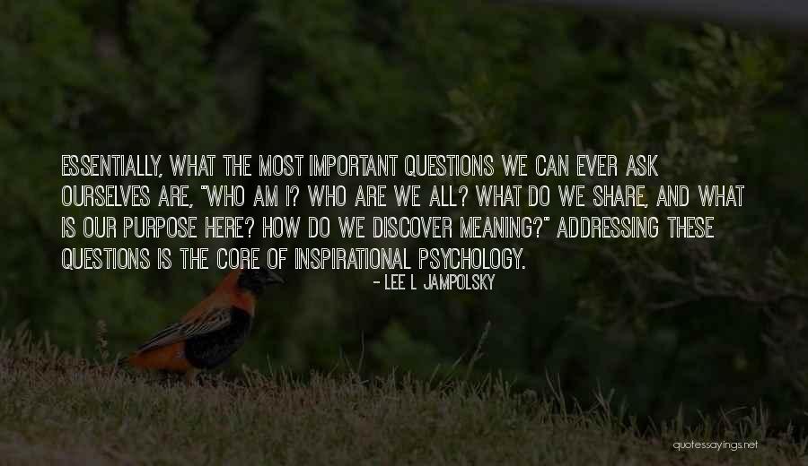 Culpassociates Quotes By Lee L Jampolsky Culpassociates Quotes By Lee L Jampolsky