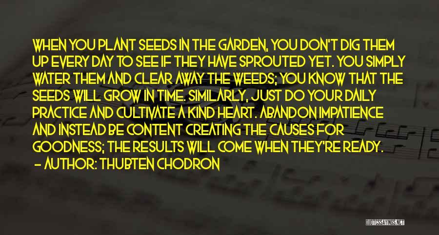 Cultivate Your Garden Quotes By Thubten Chodron