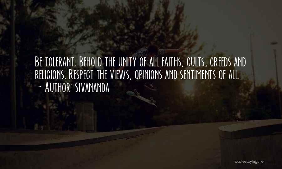 Cults Quotes By Sivananda