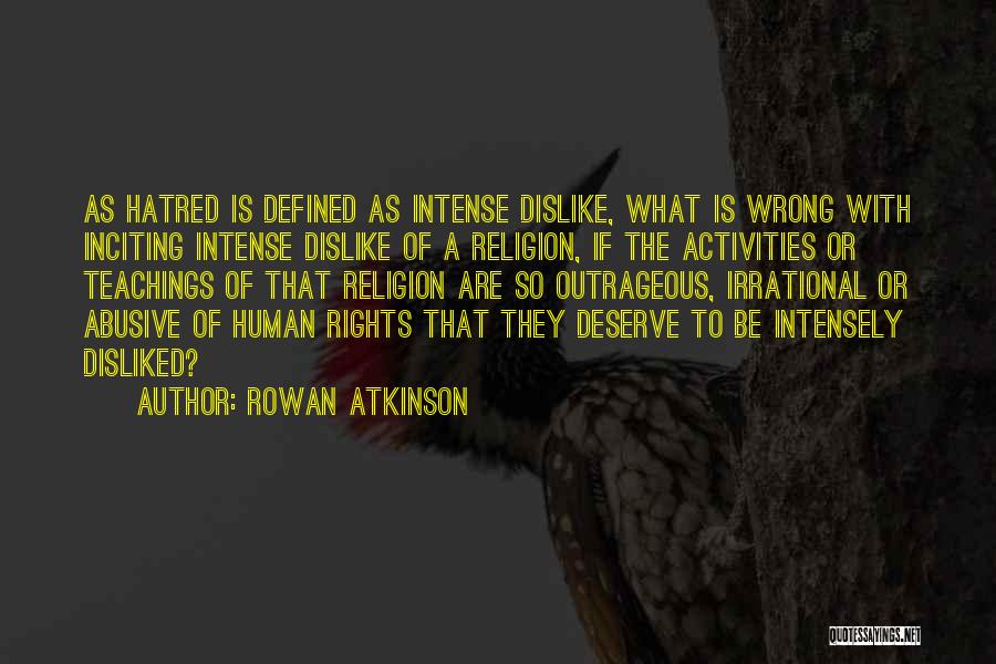 Cults & Religion Quotes By Rowan Atkinson