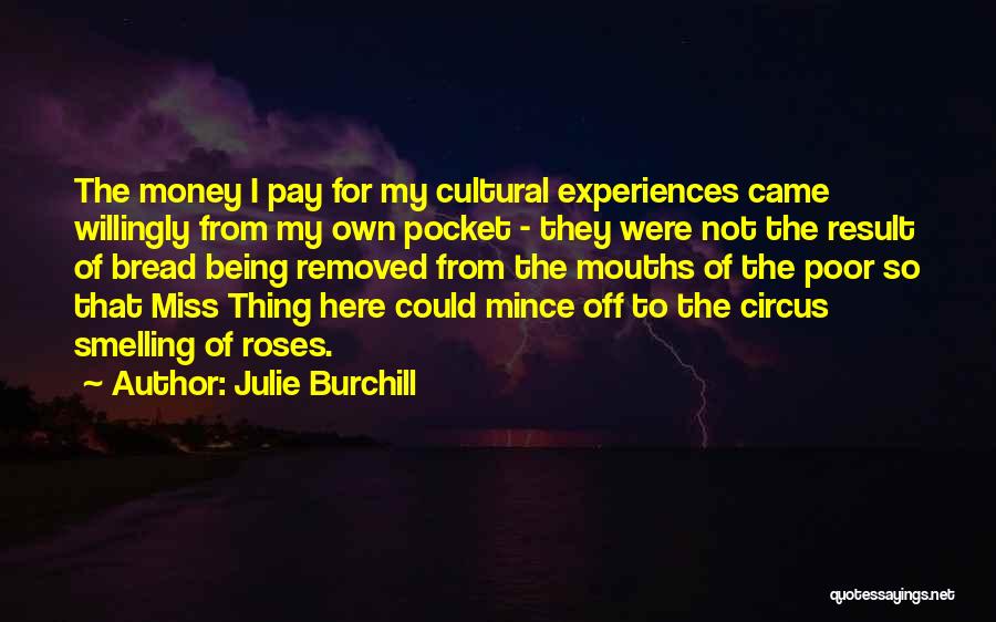 Cultural Experiences Quotes By Julie Burchill