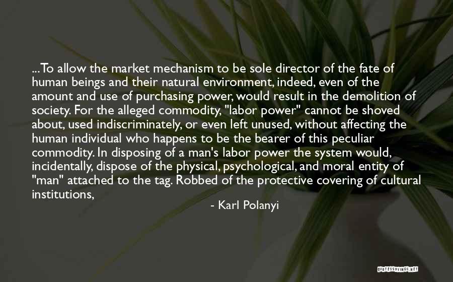 Cultural Food Quotes By Karl Polanyi