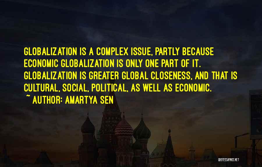 Cultural Globalization Quotes By Amartya Sen