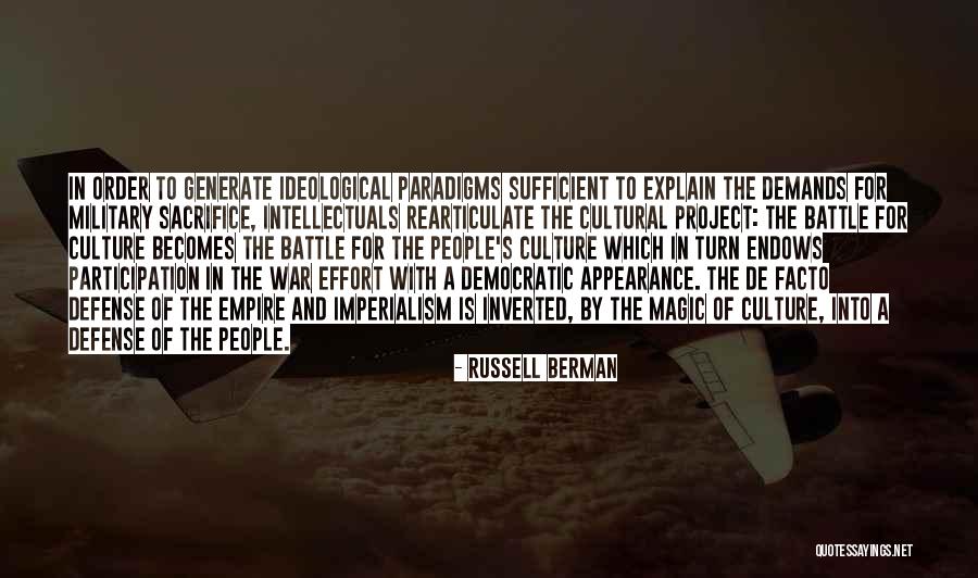 Cultural Imperialism Quotes By Russell Berman