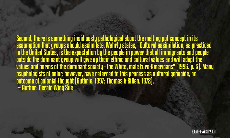 Cultural Norms Quotes By Derald Wing Sue