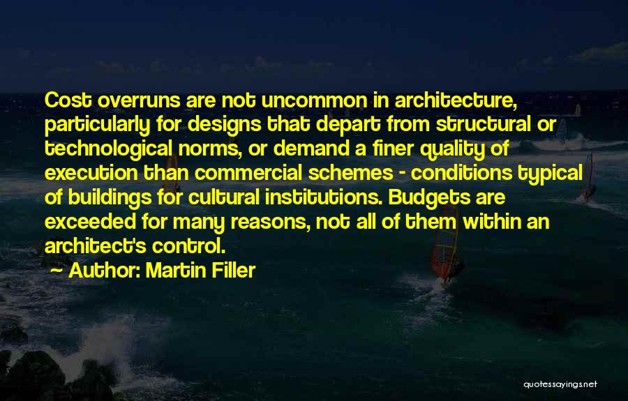 Cultural Norms Quotes By Martin Filler