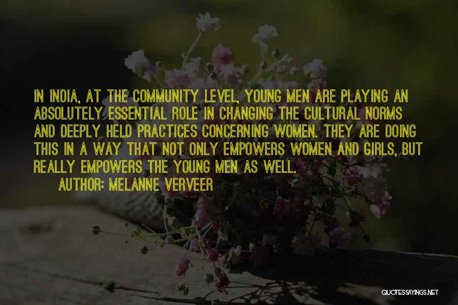 Cultural Norms Quotes By Melanne Verveer