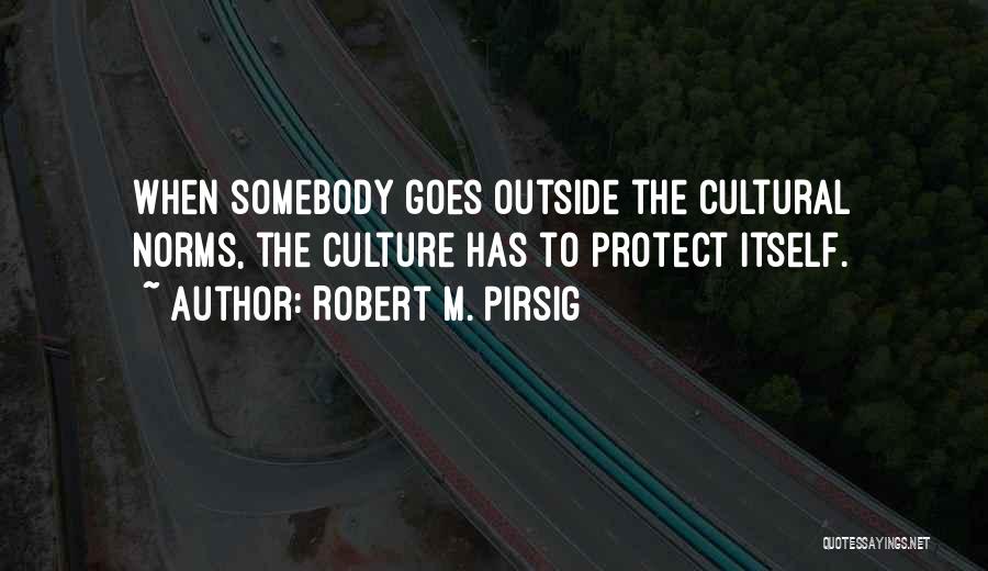 Cultural Norms Quotes By Robert M. Pirsig