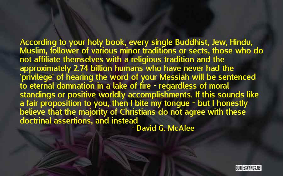 Cultural Traditions Quotes By David G. McAfee