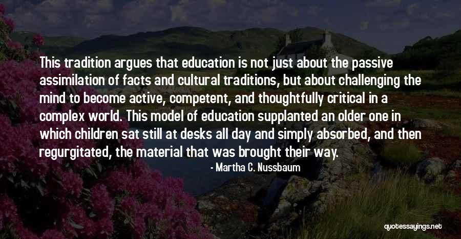 Cultural Traditions Quotes By Martha C. Nussbaum