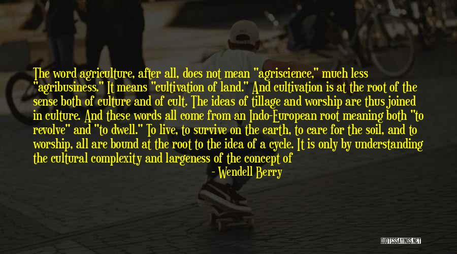 Cultural Understanding Quotes By Wendell Berry Cultural Understanding Quotes By Wendell Berry