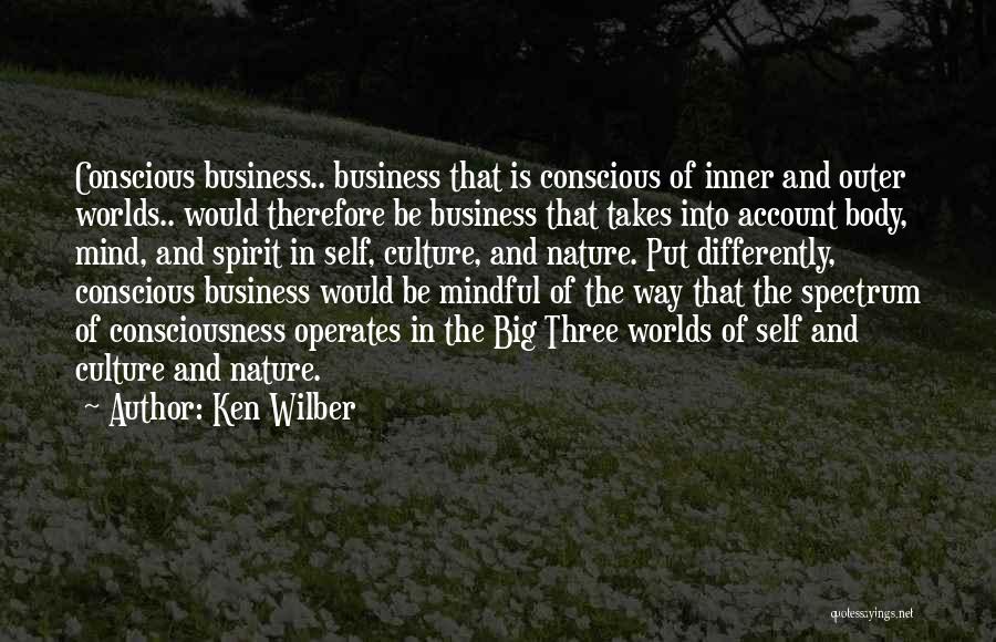 Culture And Business Quotes By Ken Wilber