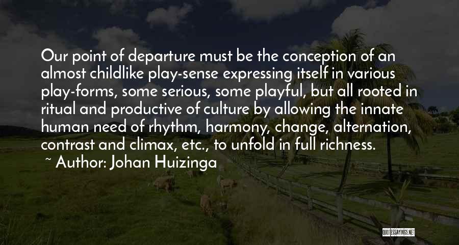 Culture And Change Quotes By Johan Huizinga