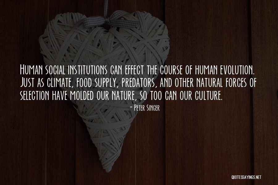 Culture And Climate Quotes By Peter Singer