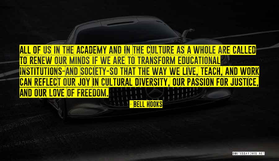 Culture And Diversity Quotes By Bell Hooks