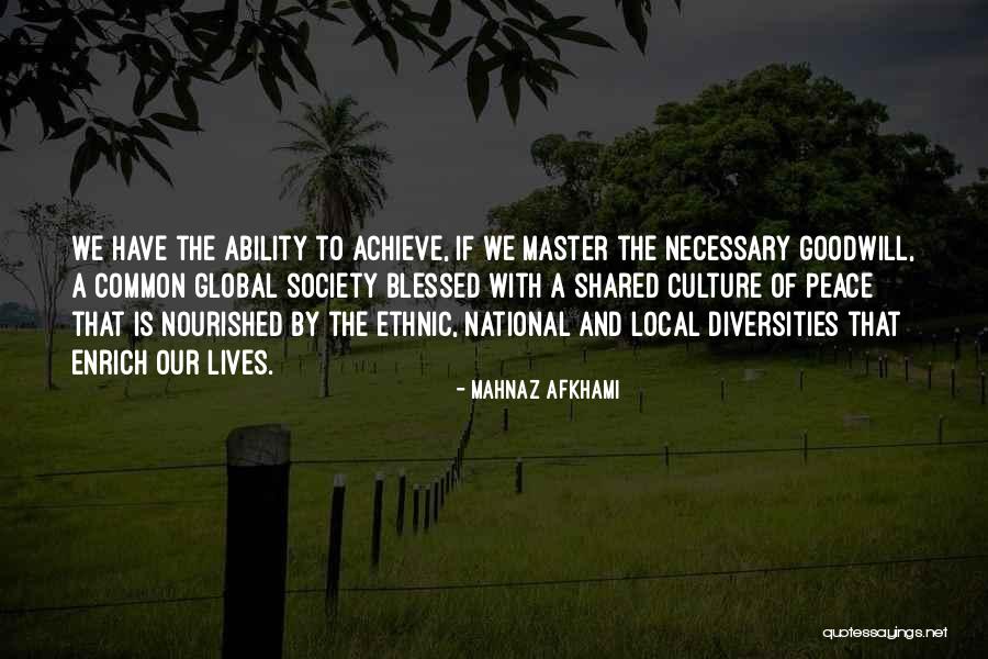 Culture And Diversity Quotes By Mahnaz Afkhami