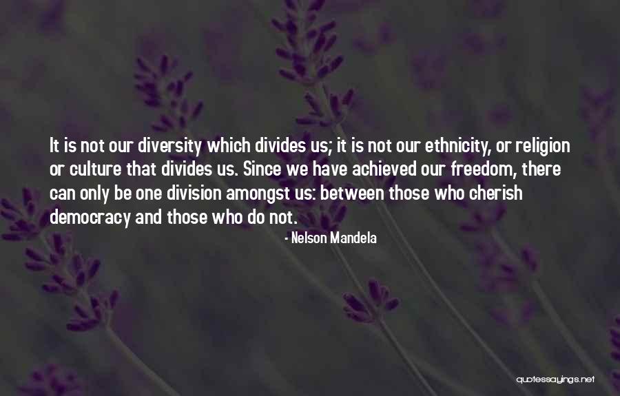 Culture And Diversity Quotes By Nelson Mandela