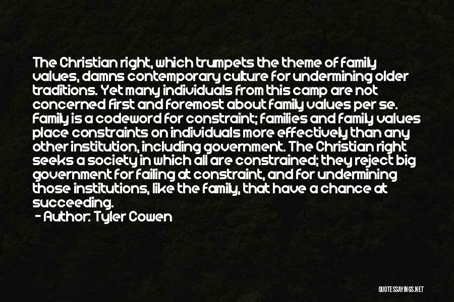 Culture And Family Quotes By Tyler Cowen