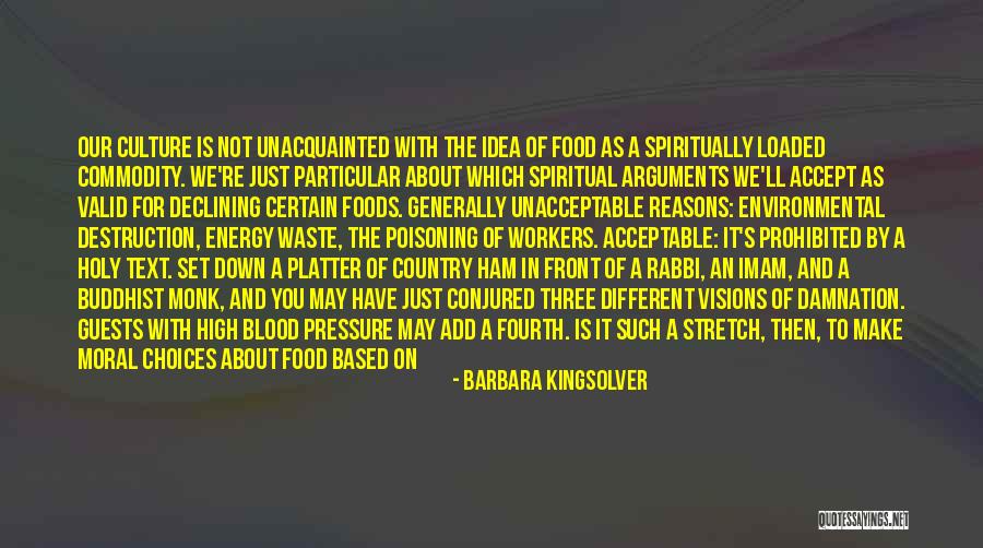 Culture And Food Quotes By Barbara Kingsolver Culture And Food Quotes By Barbara Kingsolver