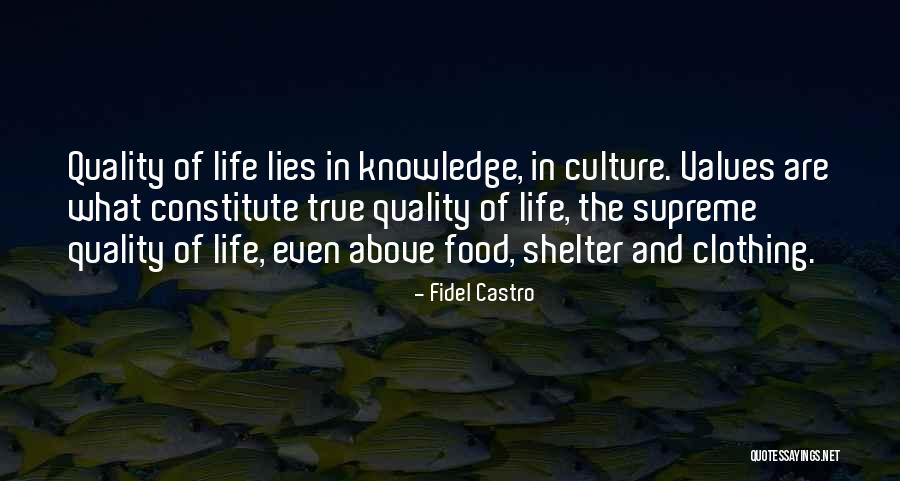 Culture And Food Quotes By Fidel Castro