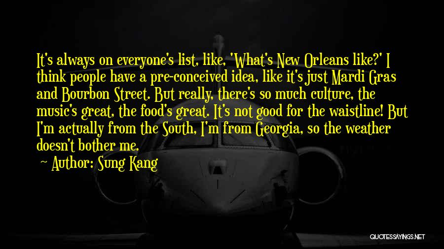 Culture And Food Quotes By Sung Kang