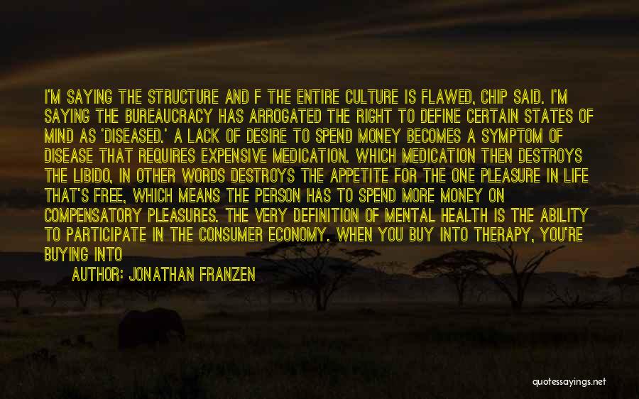 Culture And Health Quotes By Jonathan Franzen