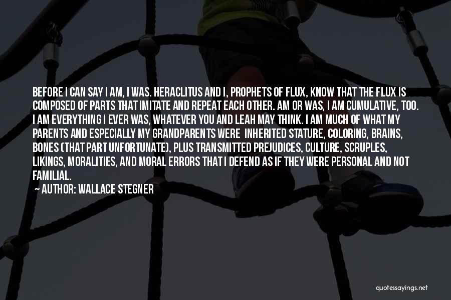 Culture And Heritage Quotes By Wallace Stegner