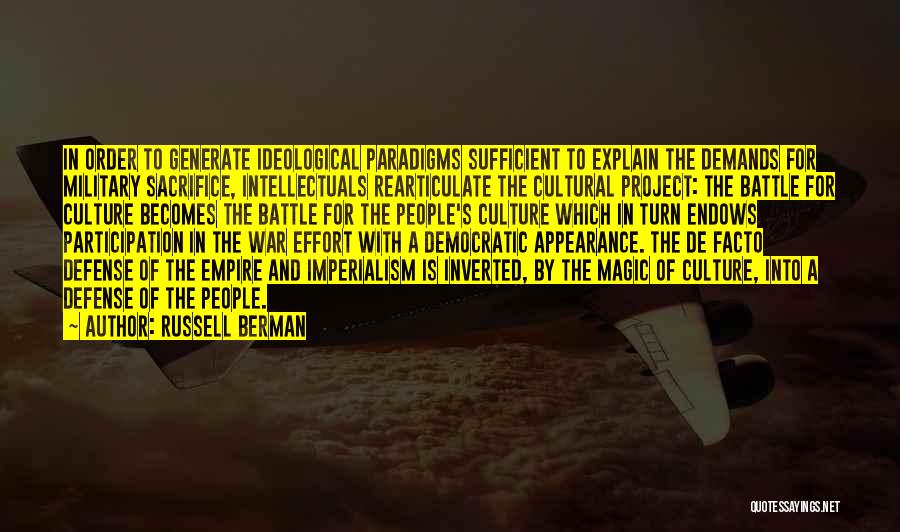 Culture And Imperialism Quotes By Russell Berman