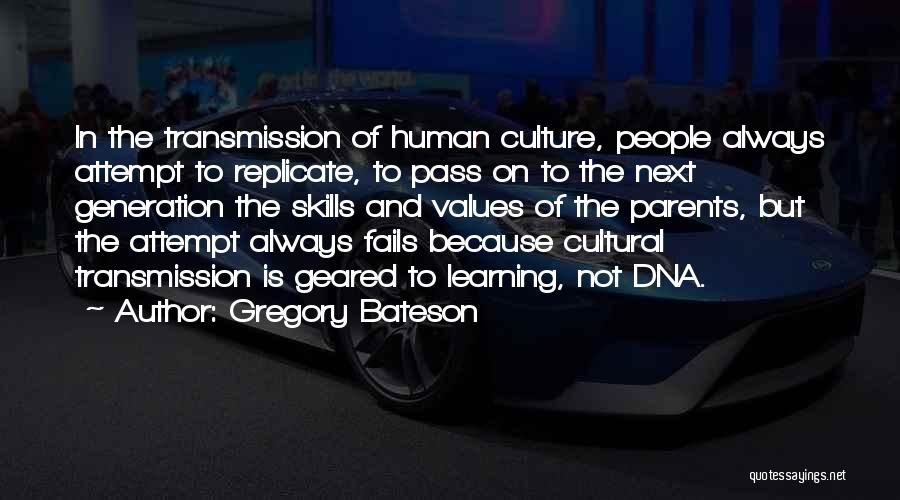 Culture And Learning Quotes By Gregory Bateson