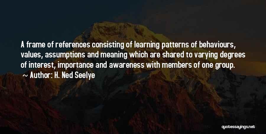 Culture And Learning Quotes By H. Ned Seelye