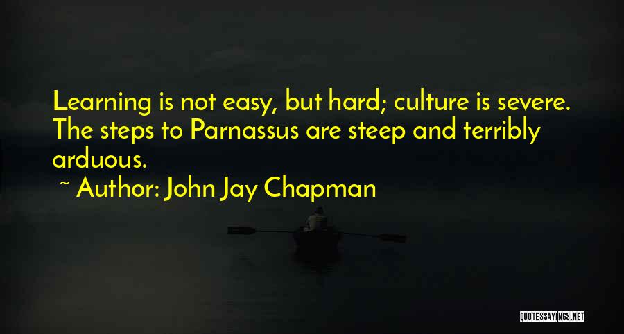 Culture And Learning Quotes By John Jay Chapman