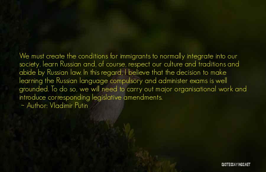 Culture And Learning Quotes By Vladimir Putin