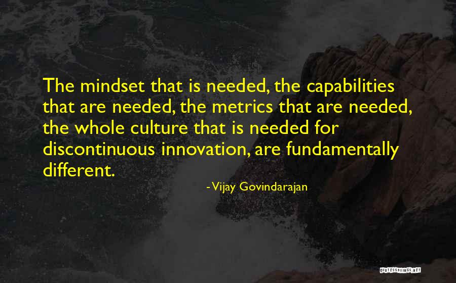 Culture And Mindset Quotes By Vijay Govindarajan