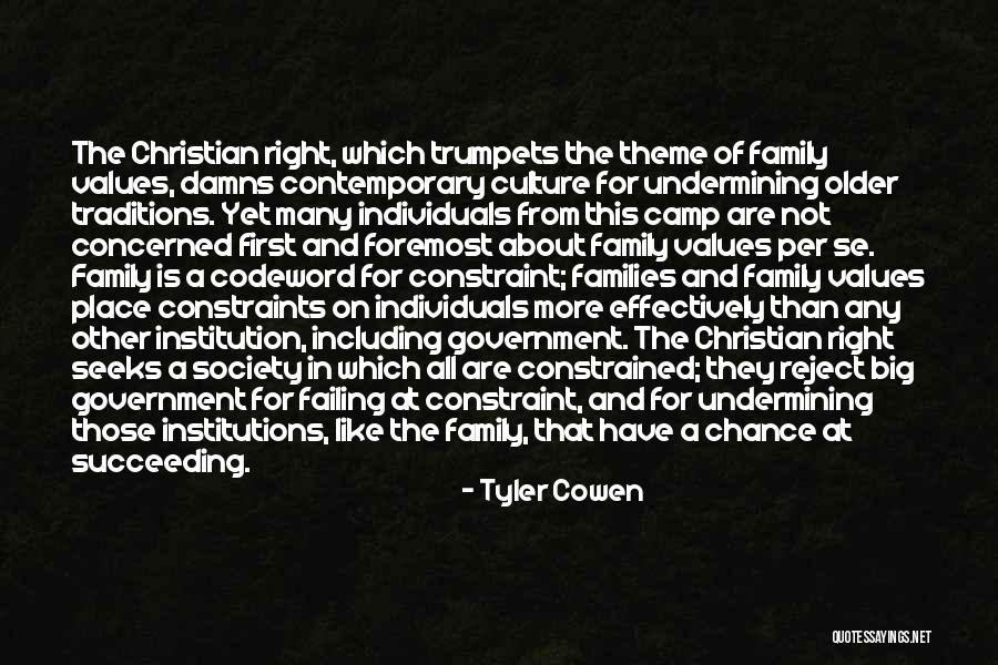 Culture And Traditions Quotes By Tyler Cowen