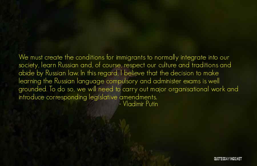 Culture And Traditions Quotes By Vladimir Putin