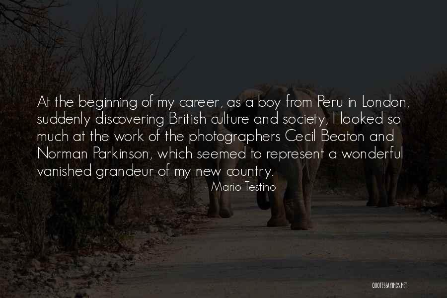 Culture At Work Quotes By Mario Testino Culture At Work Quotes By Mario Testino
