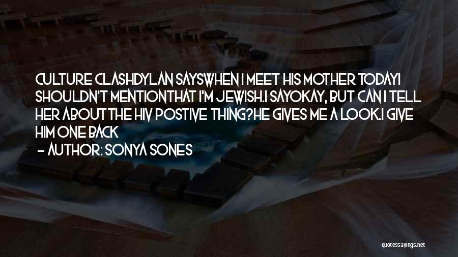 Culture Clash Quotes By Sonya Sones