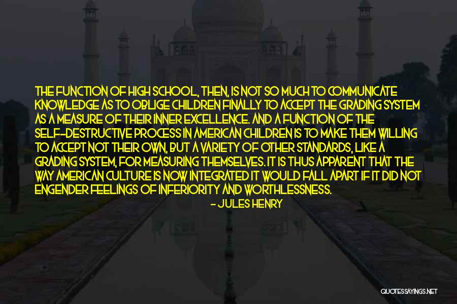 Culture High Quotes By Jules Henry