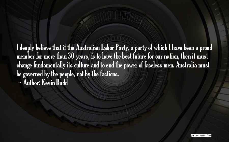 Culture Of Change Quotes By Kevin Rudd