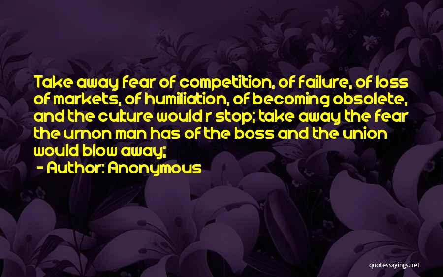Culture Of Fear Quotes By Anonymous