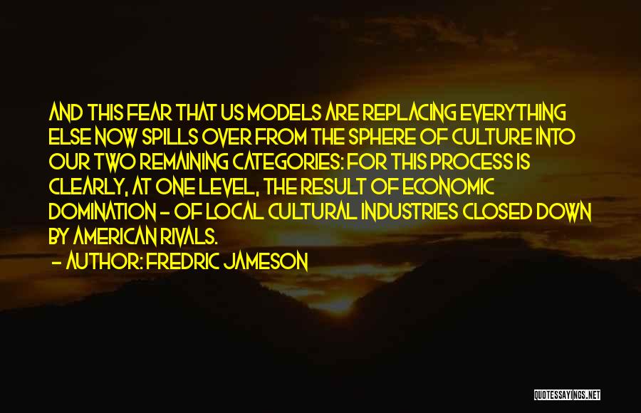 Culture Of Fear Quotes By Fredric Jameson